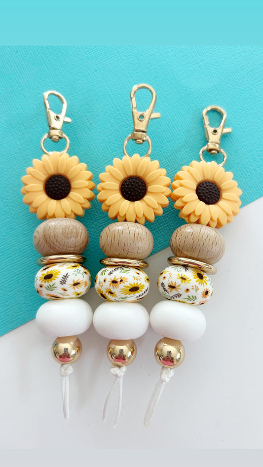 Sunset Bloom Keyring