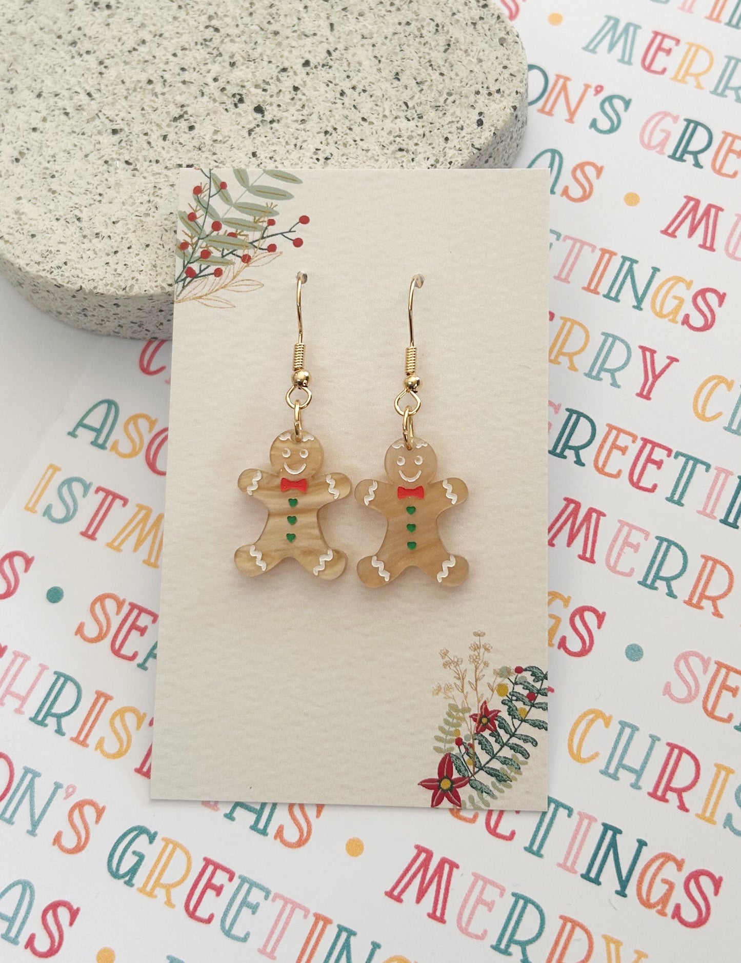 Mini Gingerbread Dangles