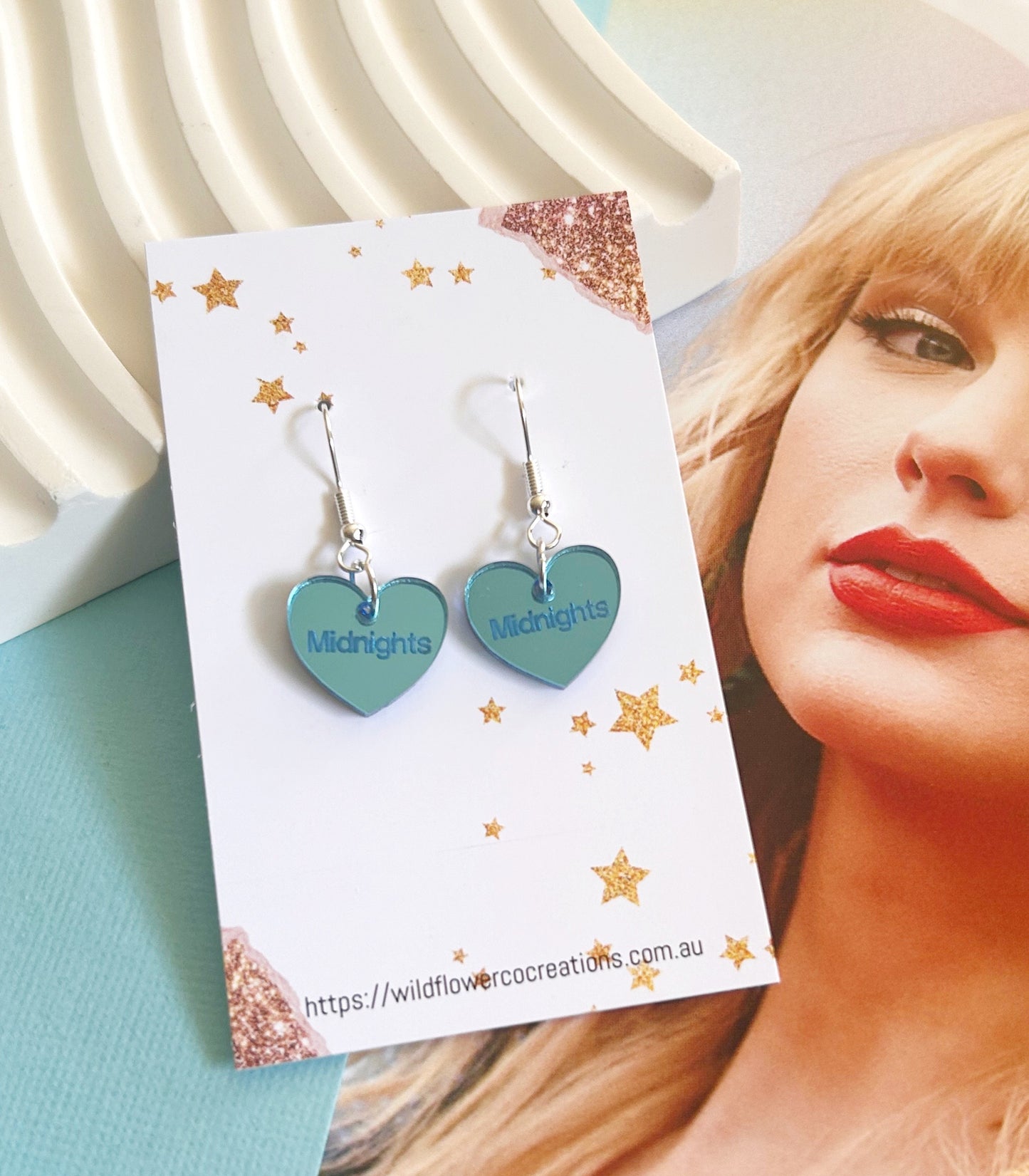 Midnights Heart Dangles