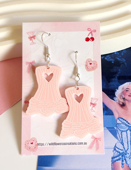 Corset Dress Statement Dangles