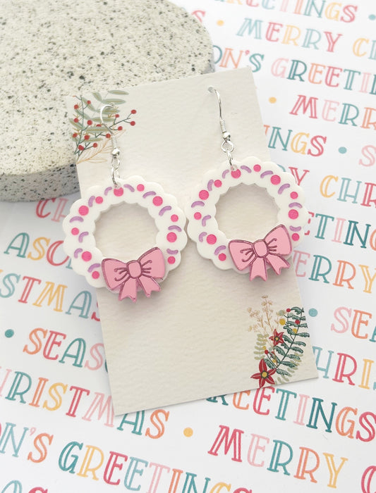 Christmas Wreath Dangles