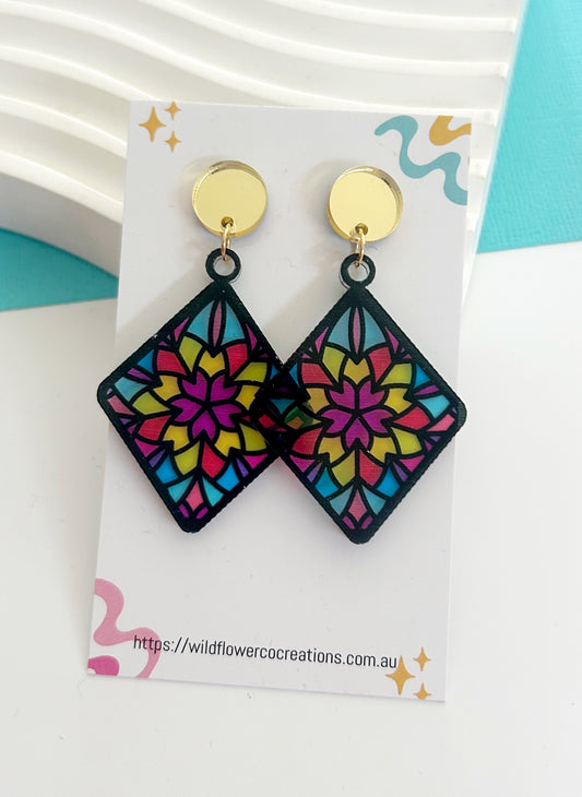 Stained Glass - diamond