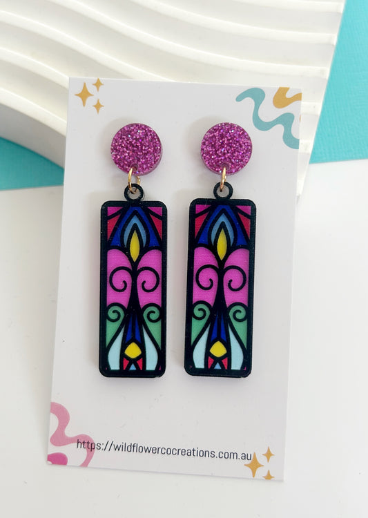 Stained Glass - rectangle