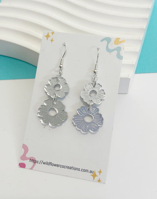 Cherry Blossom Dangles - Pink