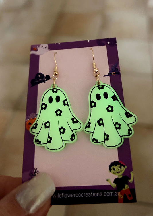 Floral Ghost (glow in the dark)