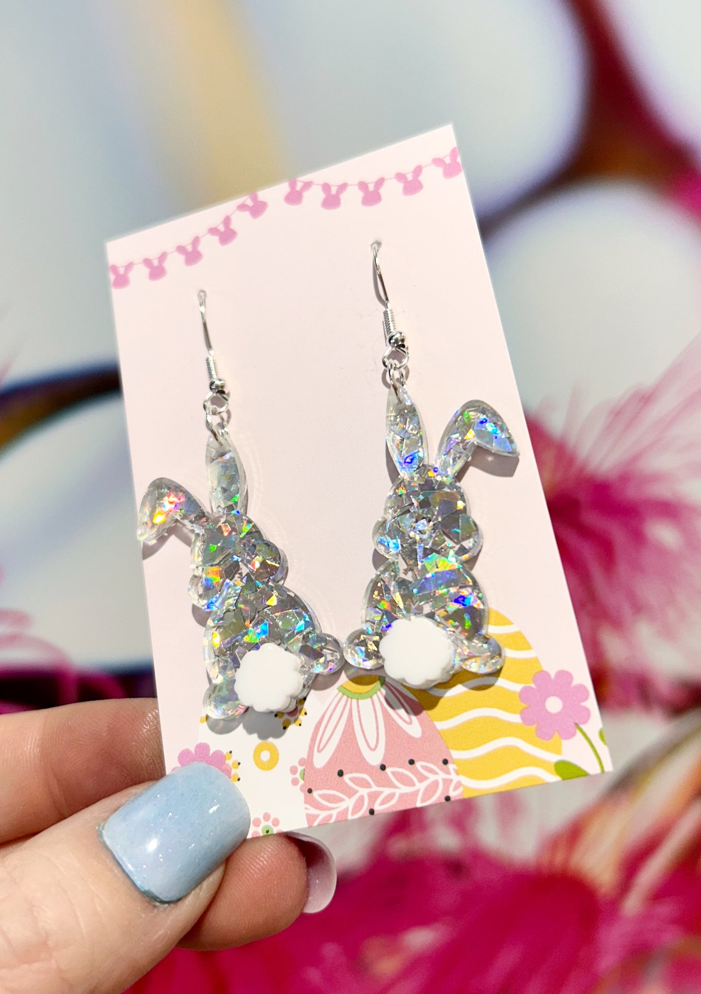 Hoppity Bunny Statement Dangles