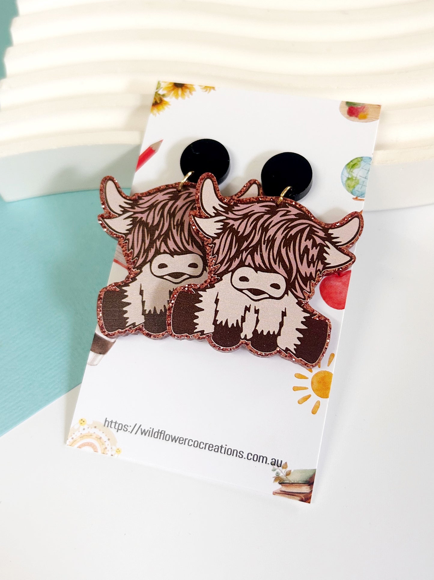 Highland Cow Dangles