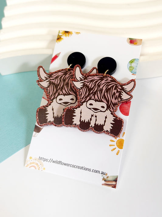 Highland Cow Dangles