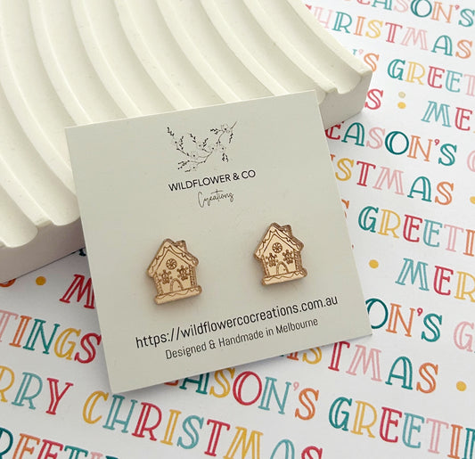 Gingerbread House Studs