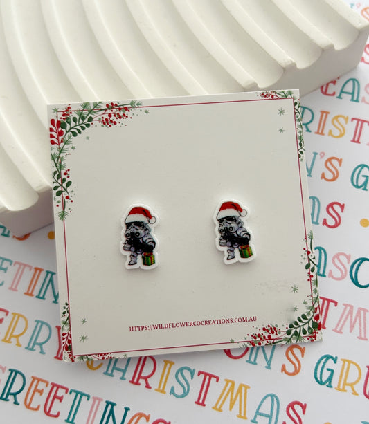Trooper Christmas Studs