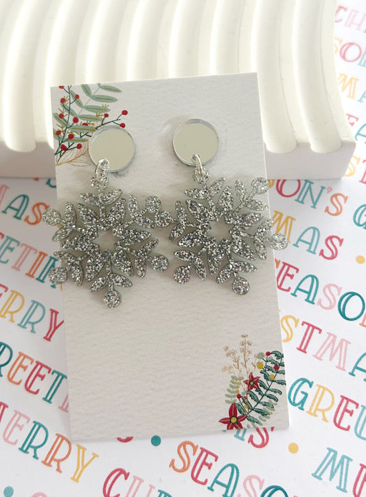 Snowflake Christmas Dangles