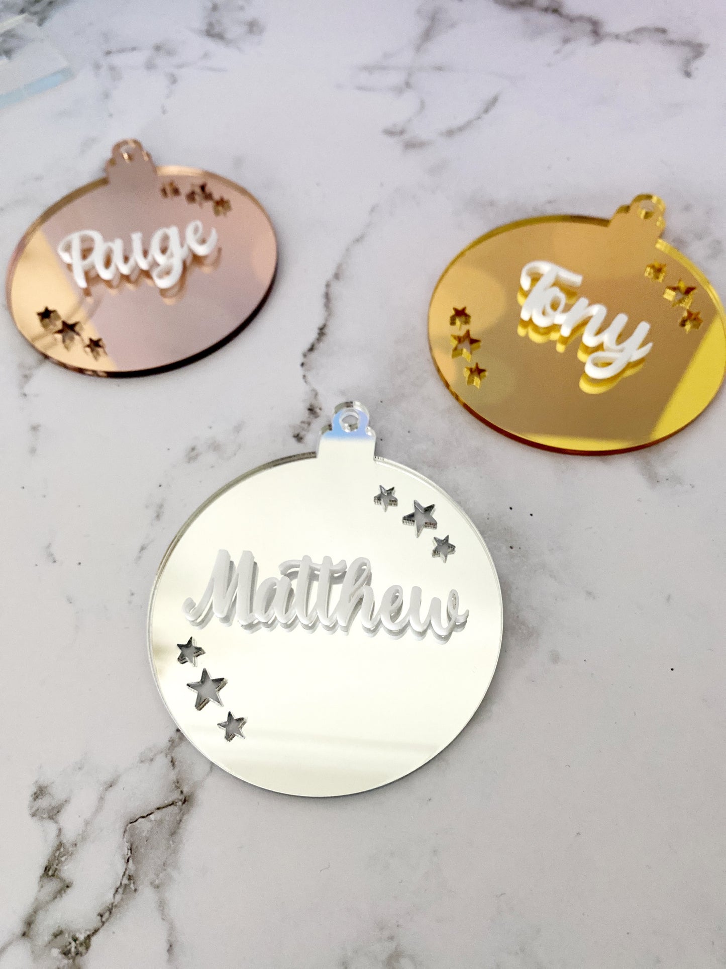 Personalised Christmas Ornaments