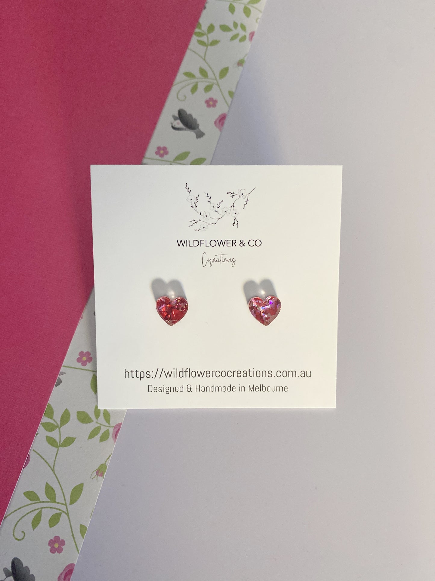 Itty Bitty Heart Studs
