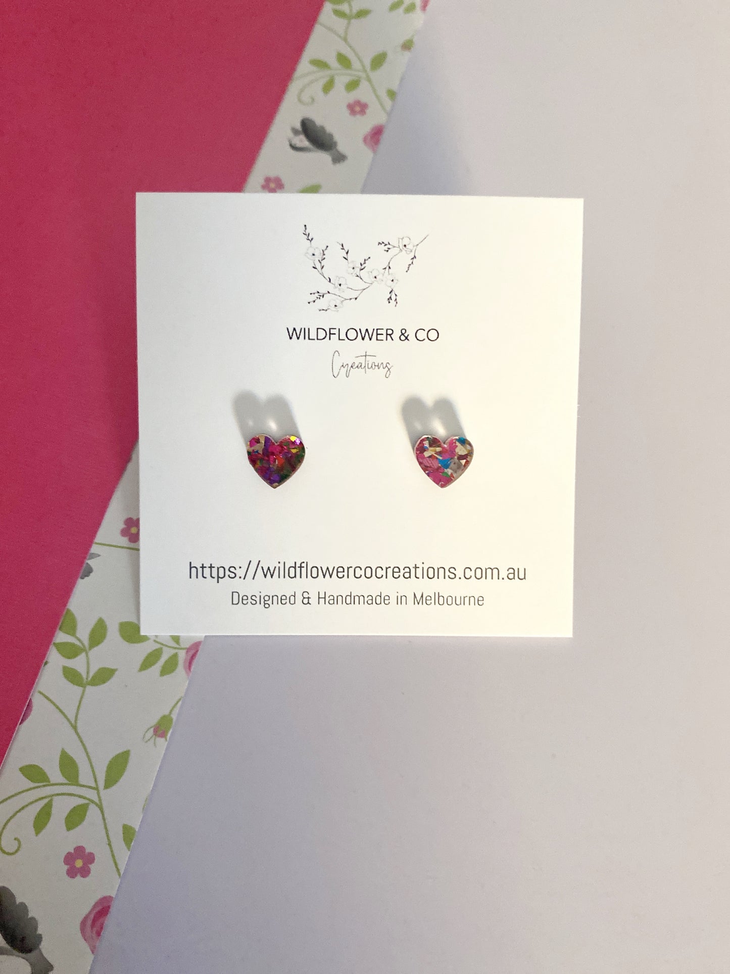 Itty Bitty Heart Studs