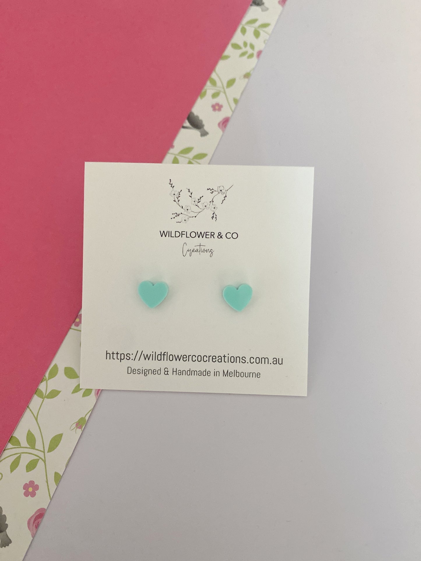 Itty Bitty Heart Studs