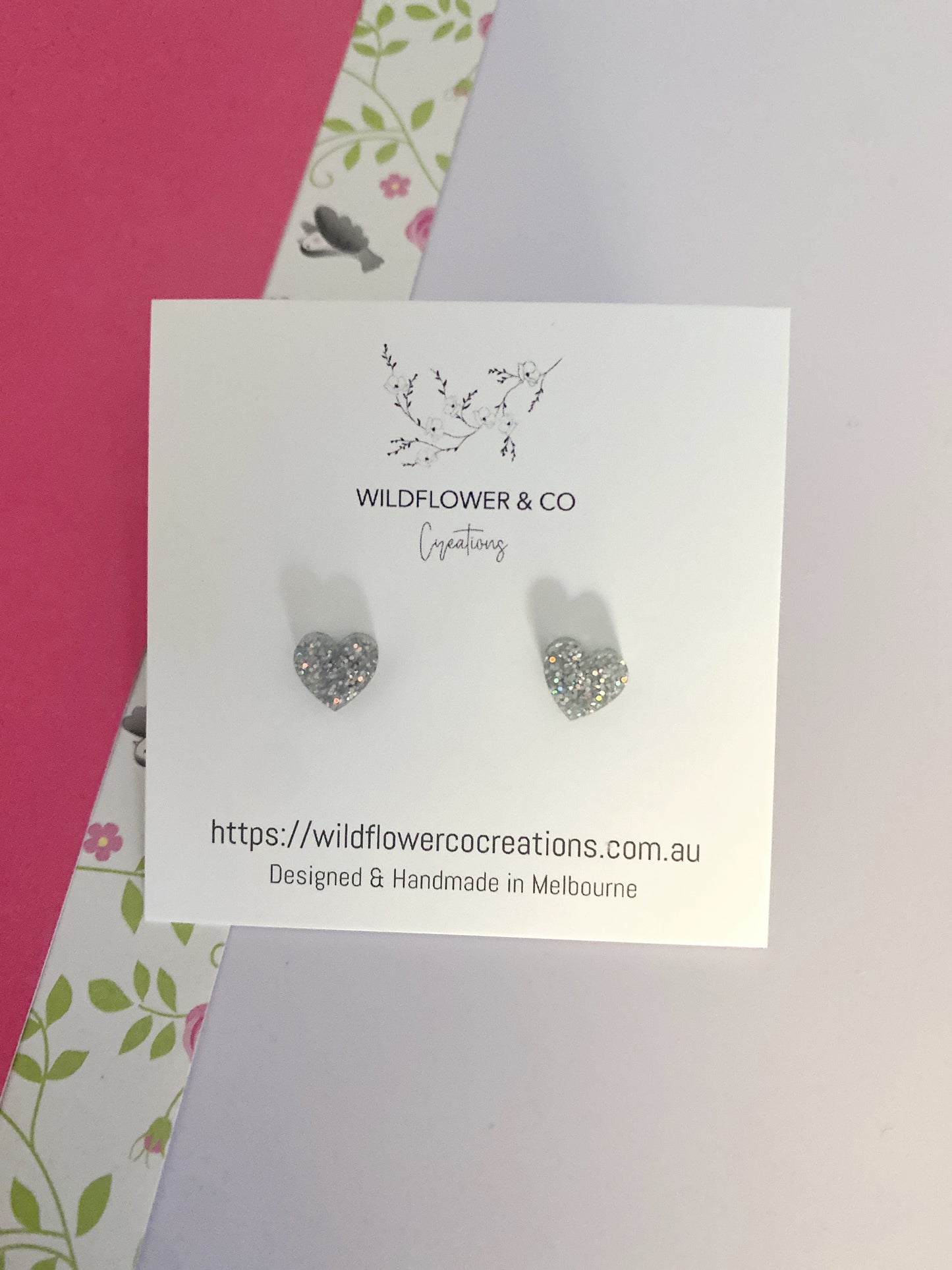 Itty Bitty Heart Studs