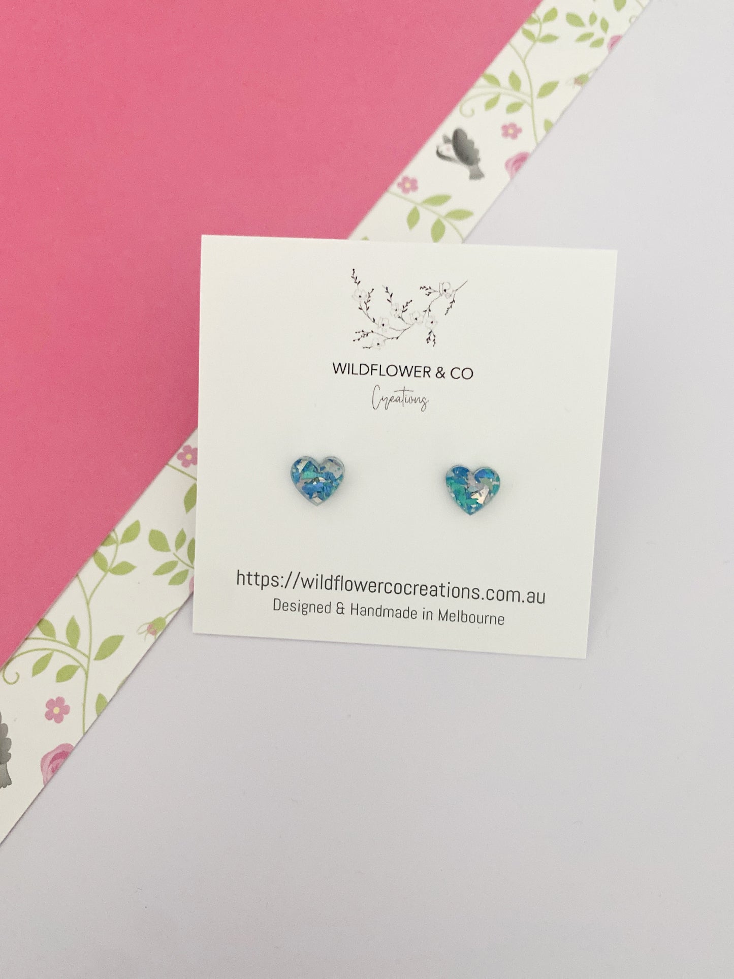 Itty Bitty Heart Studs