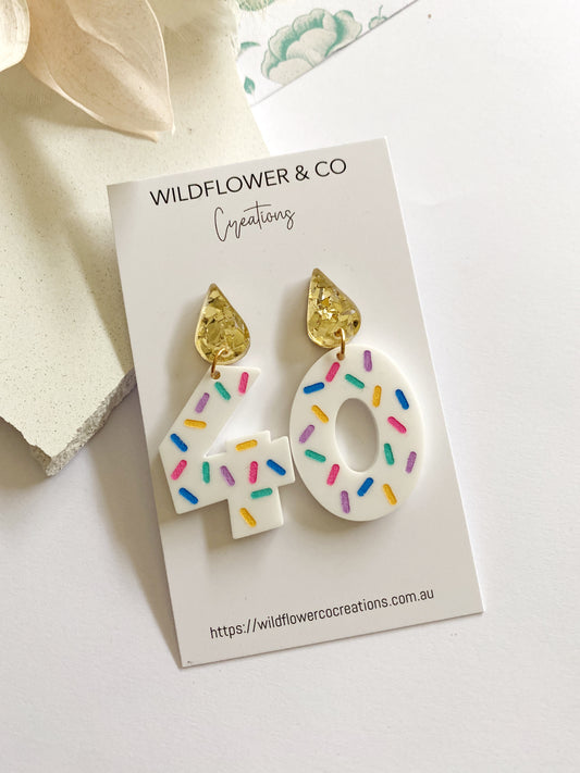 Birthday Candle Earrings