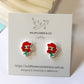 Red Haired Mermaid Studs