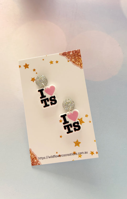 I LOVE TS drop dangles