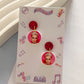 P!NK drop dangles - pink