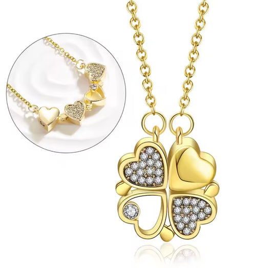 Heart Clover Necklace