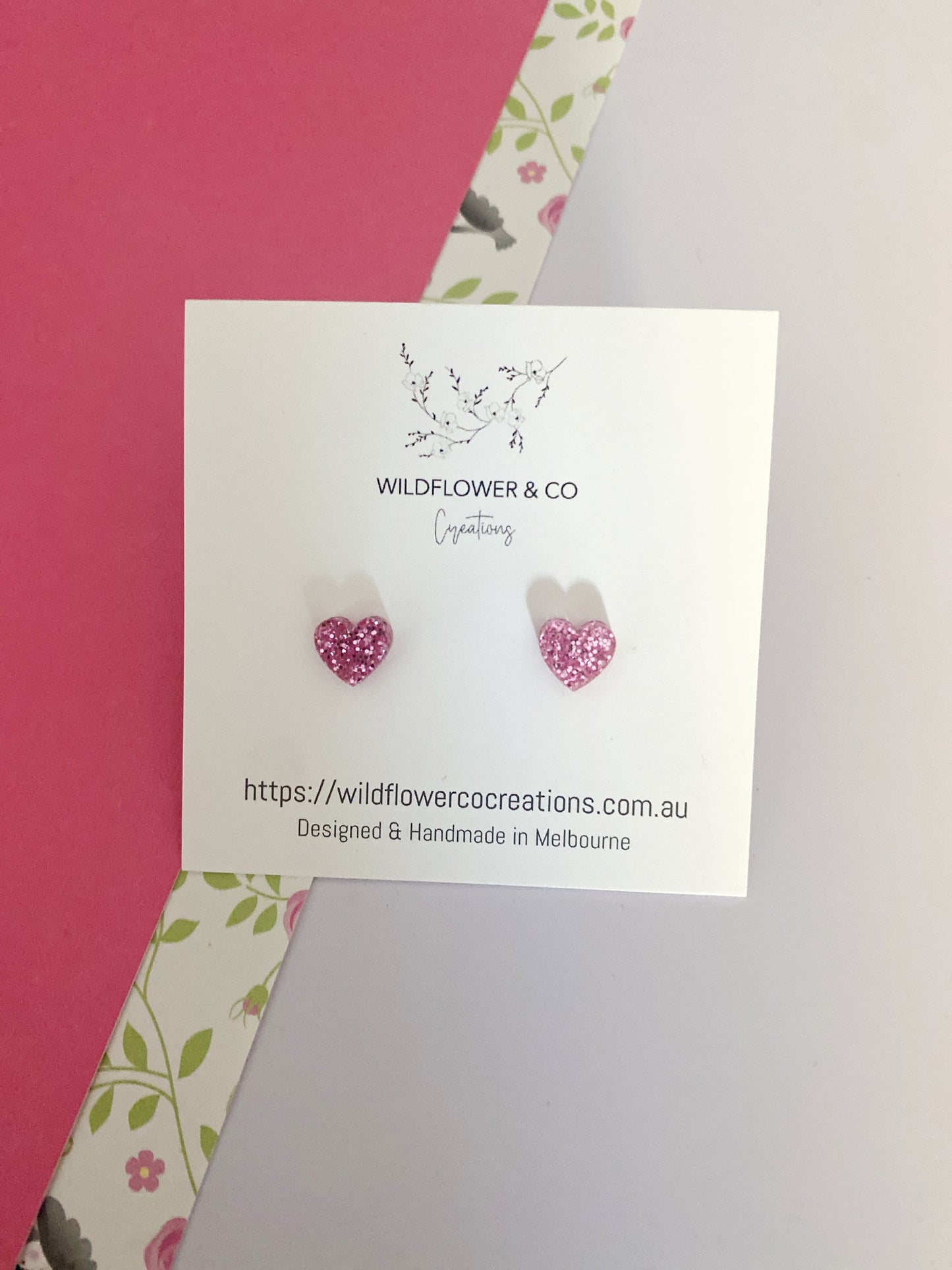 Itty Bitty Heart Studs