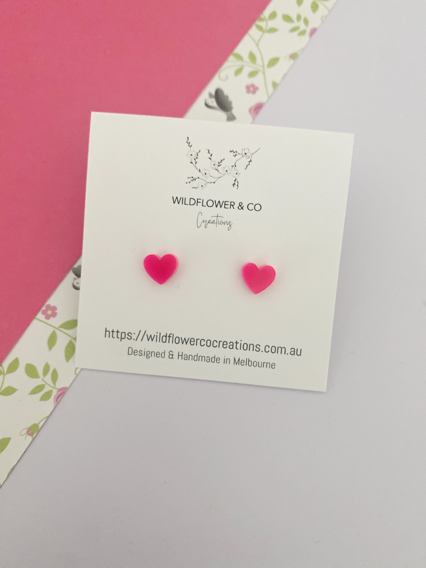 Itty Bitty Heart Studs