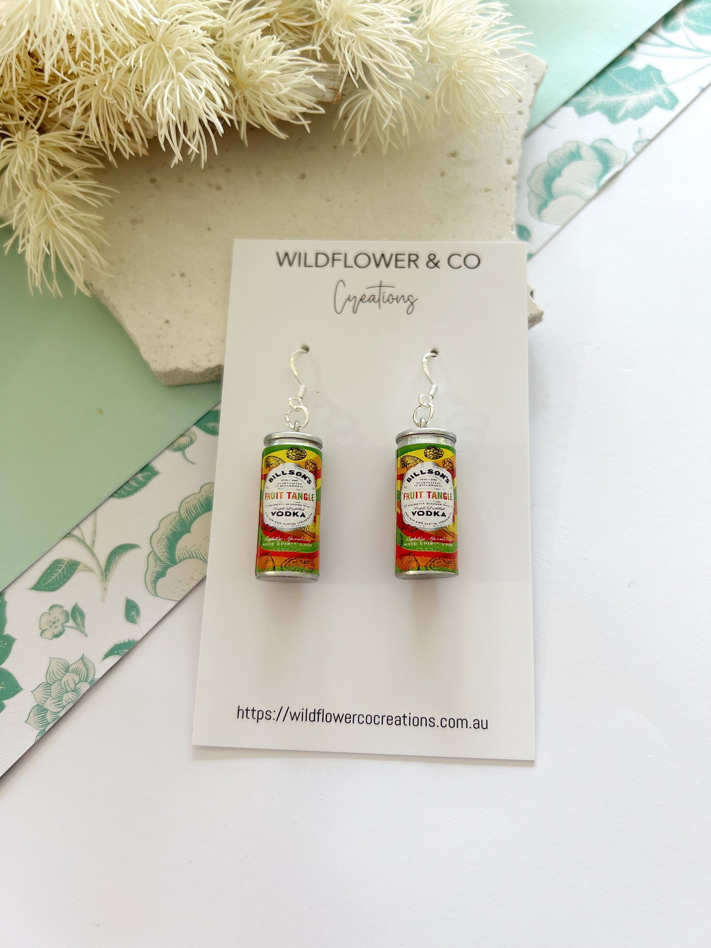 Vodka Can Inspired Dangles