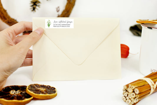 Personalised Return Address Labels