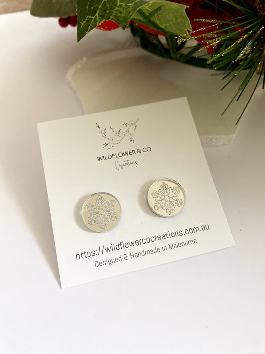 Snowflake Studs