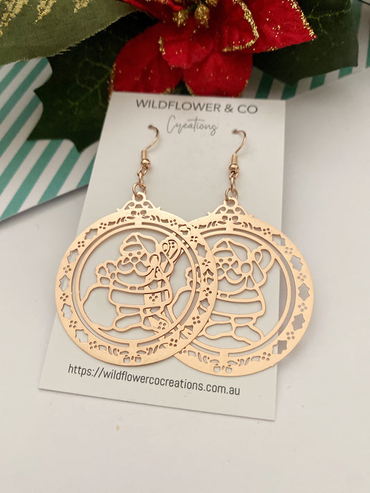 Santa Bauble Dangles