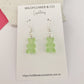Bear dangles, earrings